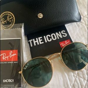 Polarized Ray-Ban Round Metal Classic  New RB3447